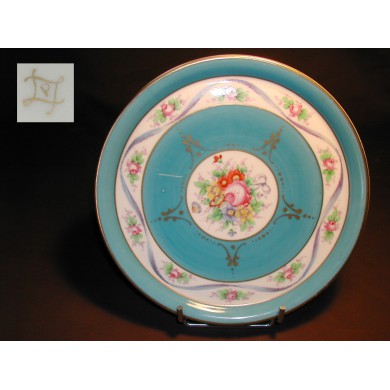 Assiette 20 rue de la paix 1820 diam 22 cm
