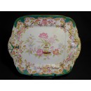 Plat porcelaine Sarreguemines forme rectangle d&eacute;cor n&deg; 248