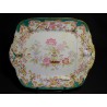 Plat porcelaine Sarreguemines forme rectangle décor n° 248