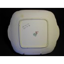 Plat porcelaine Sarreguemines forme rectangle d&eacute;cor n&deg; 248