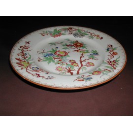 Assiette sur pieds 21.8 cm Sarreguemines décor n°252