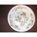 Assiette sur pieds porcelaine Sarreguemines d&eacute;cor n&deg;252