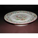 Assiette sur pieds porcelaine Sarreguemines d&eacute;cor n&deg;211