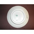 Assiette sur pieds porcelaine Sarreguemines d&eacute;cor n&deg;211