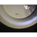 Assiette sur pieds porcelaine Sarreguemines d&eacute;cor n&deg;211