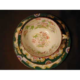 Genieu avec assiette Porcelaine Sarreguemines décor 215