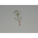 Plat ovale &agrave; oreilles porcelaine de Fismes D&eacute;cor n&deg;27