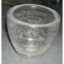 Vase à bulles Daum Croix de Lorraine Nancy France vers 1947