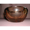 Cendrier en cristal marron Daum Nancy France