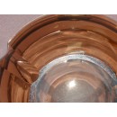 Cendrier en cristal marron Daum Nancy France