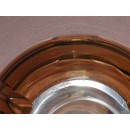 Cendrier en cristal marron Daum Nancy France