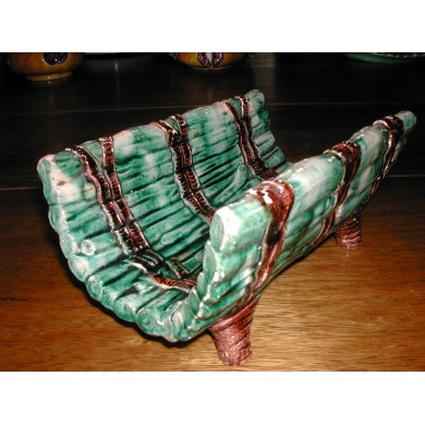 Barbotine égouttoir à asperges 20.5x12.5 x ht 9.5 cm