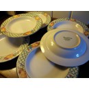 Compotier, Assiette sur pieds service Copenhague Sarreguemines