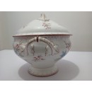 Soupi&egrave;re en porcelaine de Sarreguemines diam 24 cm minton 252