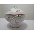 Soupi&egrave;re en porcelaine de Sarreguemines diam 24 cm minton 252