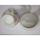 Soupi&egrave;re en porcelaine de Sarreguemines diam 24 cm minton 252