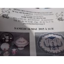 Soupi&egrave;re en porcelaine de Sarreguemines diam 24 cm minton 252