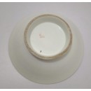 Compotier diam 22 cm pieds douche porcelaine de Sarreguemines minton 252