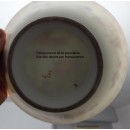 Compotier diam 22 cm pieds douche porcelaine de Sarreguemines minton 252