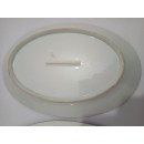 1 plat ovale 35.5 cm porcelaine de Sarreguemines minton 252
