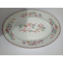 1 plat ovale 35.5 cm porcelaine de Sarreguemines minton 252