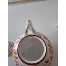 Theière porcelaine de Sarreguemines minton 252 forme poire