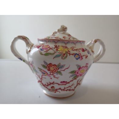 Theière porcelaine de Sarreguemines minton 252 forme poire