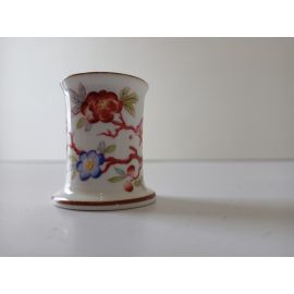 Pot à cure dents porcelaine de Sarreguemines minton 252