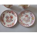 6 Tasses &agrave; caf&eacute; avec soucoupes porcelaine de Sarreguemines minton 252