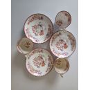 2 tasses &agrave; caf&eacute; avec soucoupes porcelaine de Sarreguemines minton 252