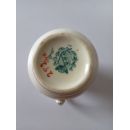 1 coquetier &agrave; soucoupe porcelaine de Sarreguemines minton 252