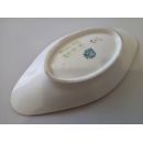 Assiette sur pied en porcelaine de Sarreguemines minton 252 diam 21.3 cm