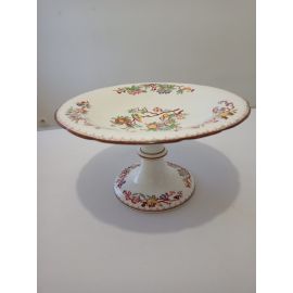 Confiturier haut 15 cm porcelaine Sarreguemines minton 252 diam 27 cm