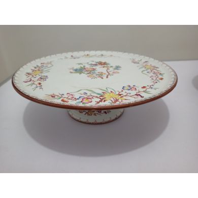 Confiturier pâte opaque 1875 Sarreguemines minton 252 diam 23 cm