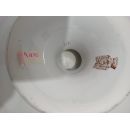 Confiturier pâte opaque 1875 Sarreguemines minton 252 diam 23 cm