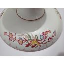 Confiturier haut 15 cm porcelaine Sarreguemines minton 252 diam 27 cm