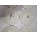 Lot de 2 assiettes diam 21 cm porcelaine Sarreguemines minton 252