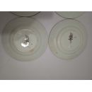 Lot de 2 assiettes diam 21 cm porcelaine Sarreguemines minton 252