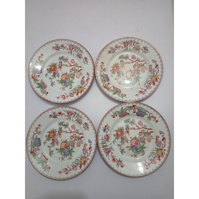 Lot de 6 assiettes diam 21,5 cm pâte opaque Sarreguemines minton 252