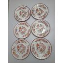 Lot de 2 assiettes diam 21 cm porcelaine Sarreguemines minton 252