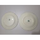 Lot n&deg;4 de 6 assiettes diam 18.5 cm porcelaine Sarreguemines minton 252
