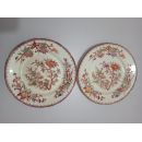 Lot n&deg;4 de 6 assiettes diam 18.5 cm porcelaine Sarreguemines minton 252
