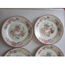 6 assiettes porcelaine diam 20 cm Sarreguemines minton 252 Sign&eacute;e en creux Uztschneider
