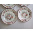 6 assiettes porcelaine diam 20 cm Sarreguemines minton 252 Sign&eacute;e en creux Uztschneider