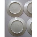 6 assiettes porcelaine diam 20 cm Sarreguemines minton 252 Sign&eacute;e en creux Uztschneider