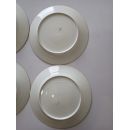 6 assiettes porcelaine diam 20 cm Sarreguemines minton 252 Sign&eacute;e en creux Uztschneider