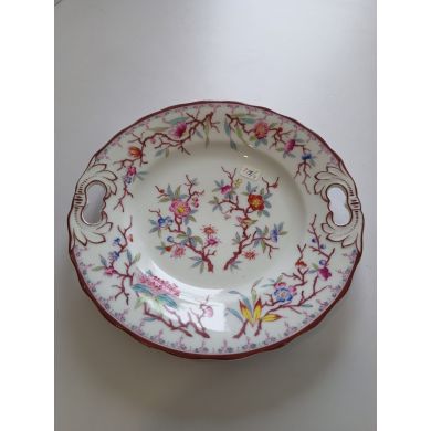 Plat rond diam 23.8 cm Wirz et Riffart Nippes 1852-1882 Décor minton 252 Plat rond diam 23.8 cm Wirz et Riffart Nippes 1852-1882 Décor minton 252