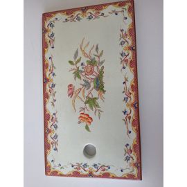 Planche à découper pâte opaque 21 x 12 cm Sarreguemines décor n°216