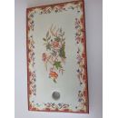 Assiette sur pieds dima&egrave;tre 21.6 cm porcelaine Sarreguemines d&eacute;cor n&deg;216