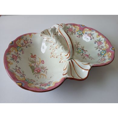 Mendiant 1875-1877  30 cm pâte type China de Sarreguemines minton 252